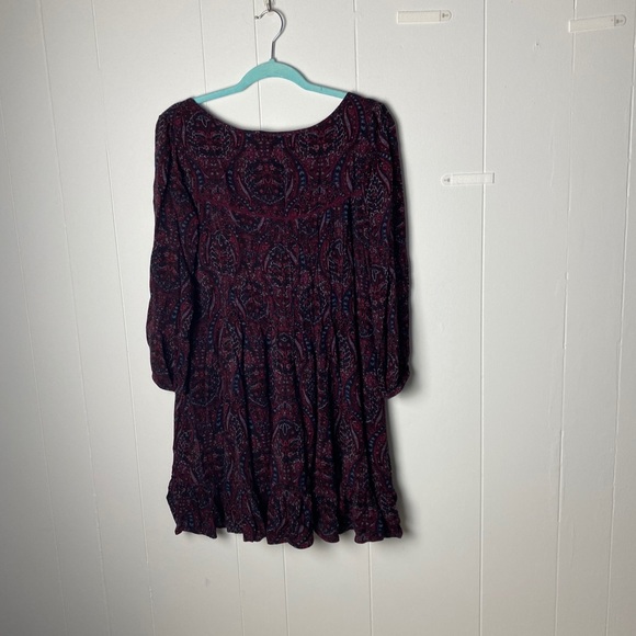 🍂🍁 Fall American Eagle Boho Tassel Dress Sz M - Picture 5 of 6